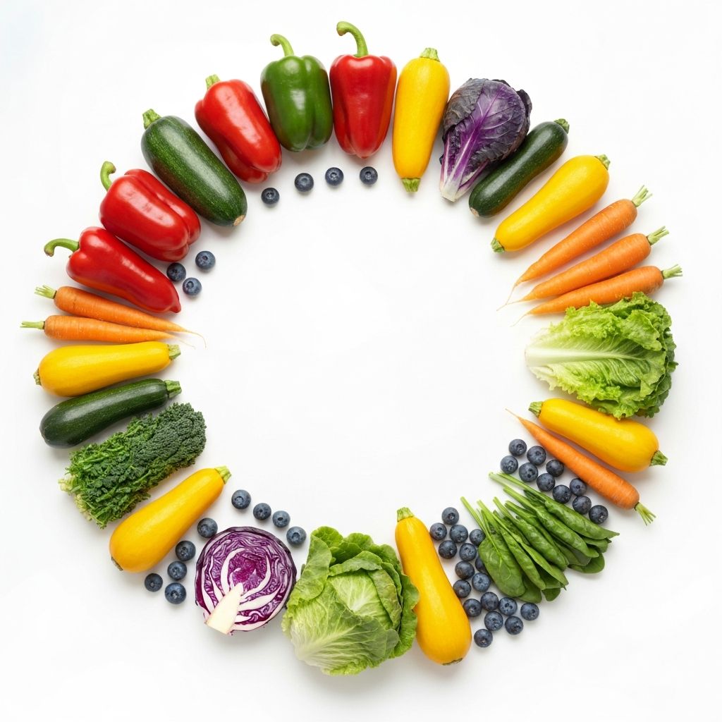 Variety of fresh foods