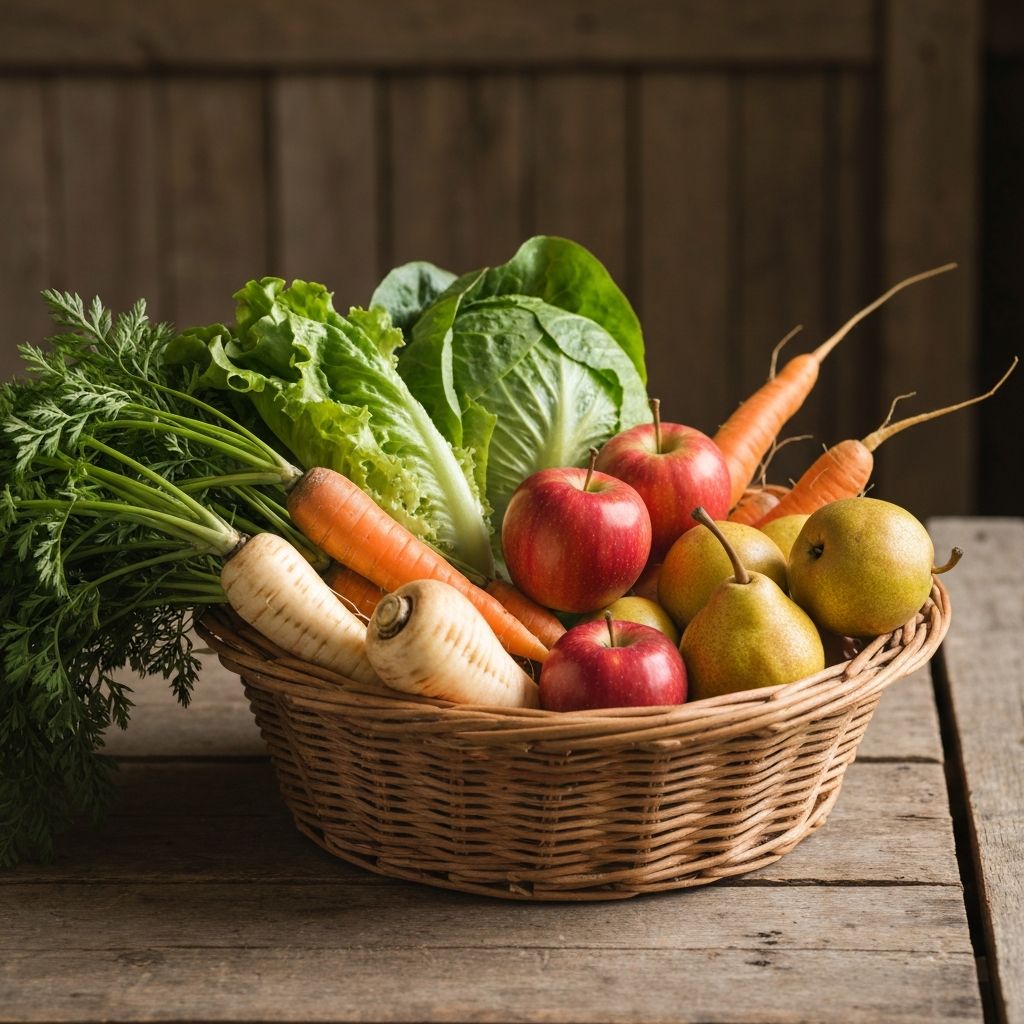 Local seasonal produce