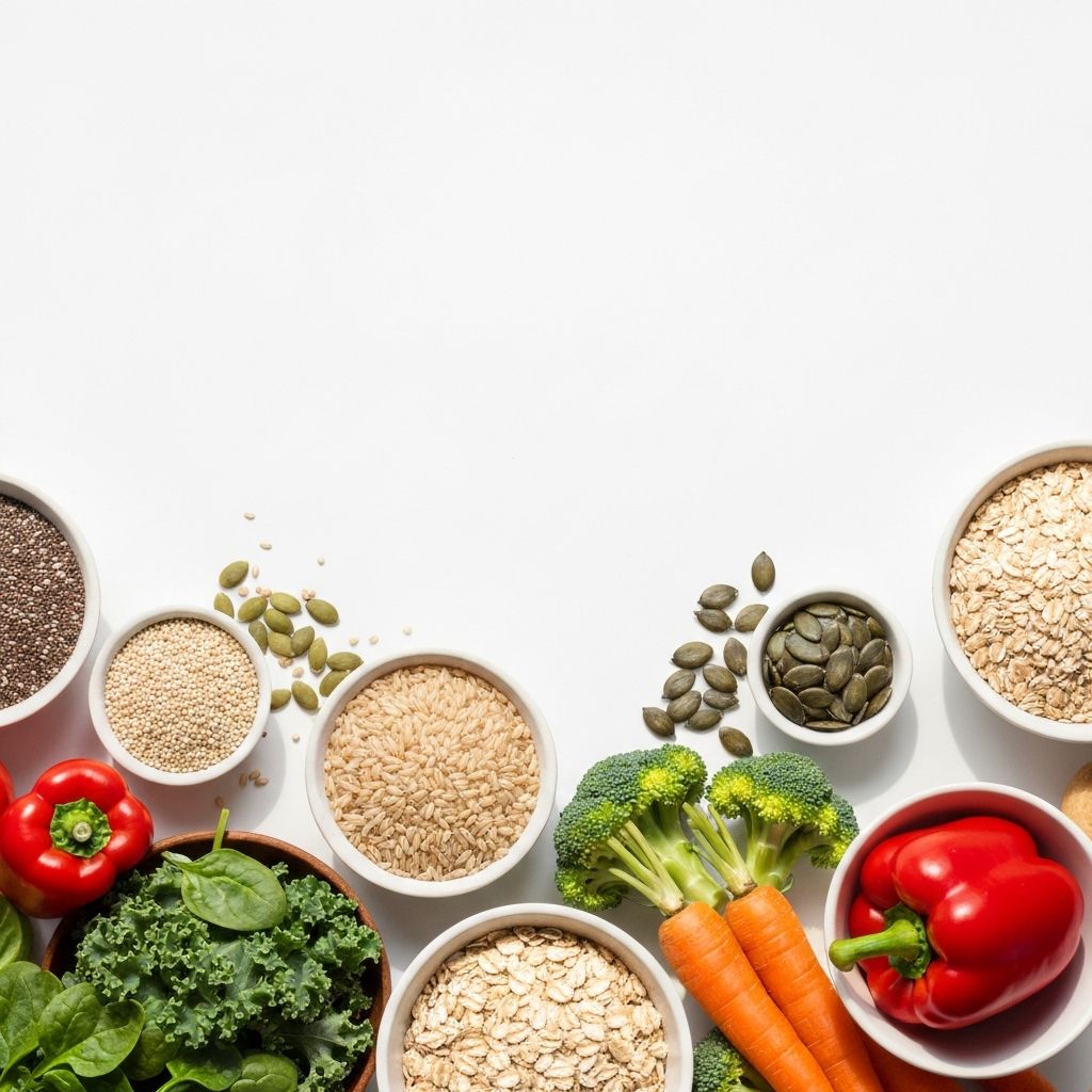 Various nutrient-rich foods