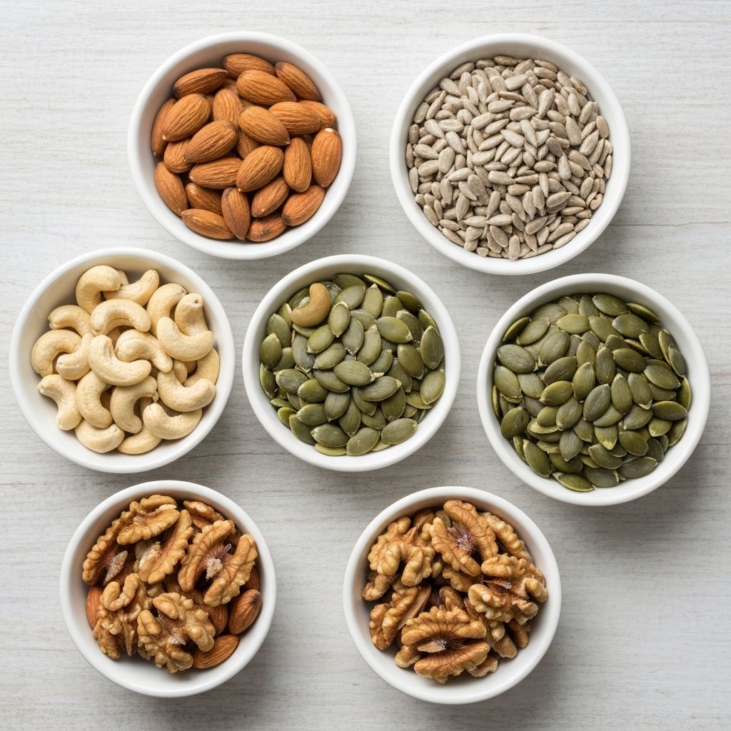 Assorted nuts and seeds